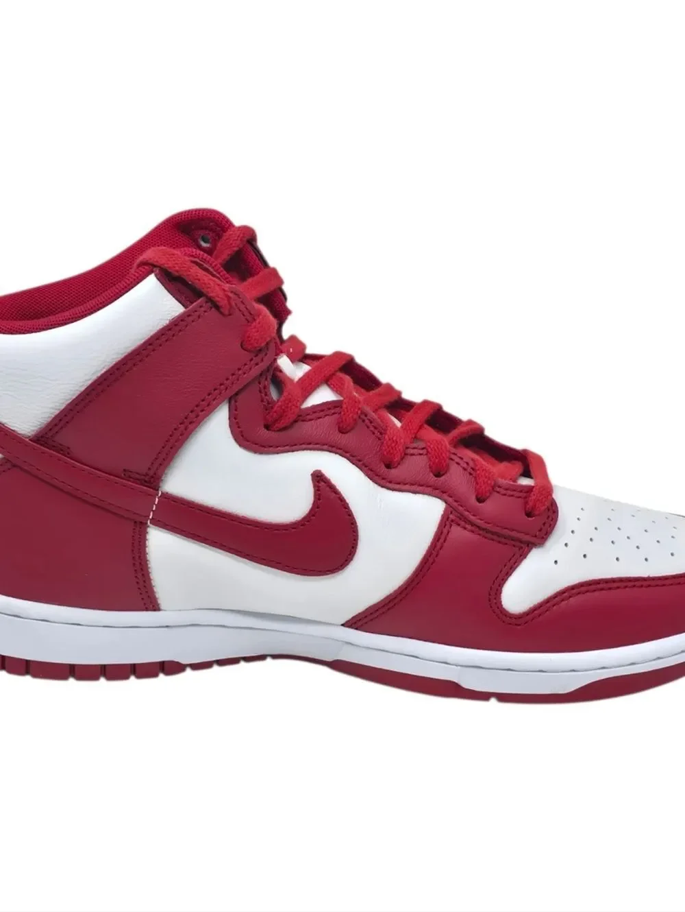 Nike Dunk Hi High Retro St. John's Men's Size's HF3143-101 New White Gym Red